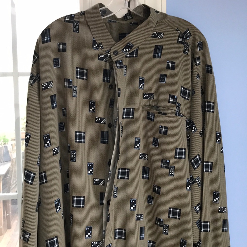 Men’s xxl extra long button down shirt